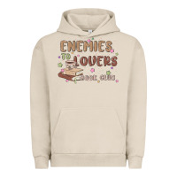 Pigment French Oak enemies to lovers book club Urban Hoodie - MaliasSmallBusiness