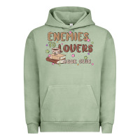 Pigment Oil Green enemies to lovers book club Urban Hoodie - MaliasSmallBusiness
