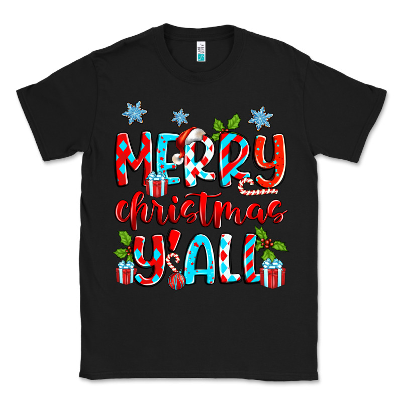 Merry Christmas Y'all Classic Tee by Zillion Design Studio | Teevron