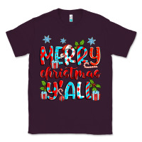 Plum merry christmas y'all Classic Tee - Zillion Design Studio