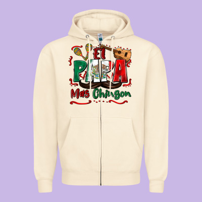 El Papa Mas Chingon Zipper Hoodie Designed By Zillion Design Studio