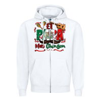 White el papa mas chingon Zipper Hoodie - Zillion Design Studio