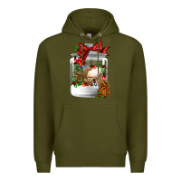 Army Green Christmas cookie jar Premium Hoodie - Jasminsmagicworld
