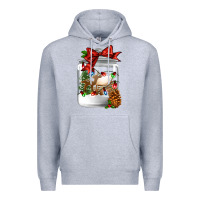 Heather Grey Christmas cookie jar Premium Hoodie - Jasminsmagicworld