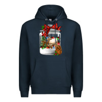Navy Christmas cookie jar Premium Hoodie - Jasminsmagicworld