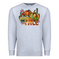 Heather Grey hallo fall Premium Sweatshirt - RacoonDesign