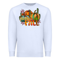 White hallo fall Premium Sweatshirt - RacoonDesign