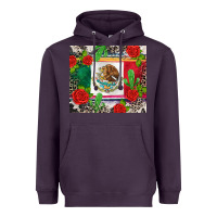 Plum mexican flag Heavyweight Hoodie - CTS Tumbler Store