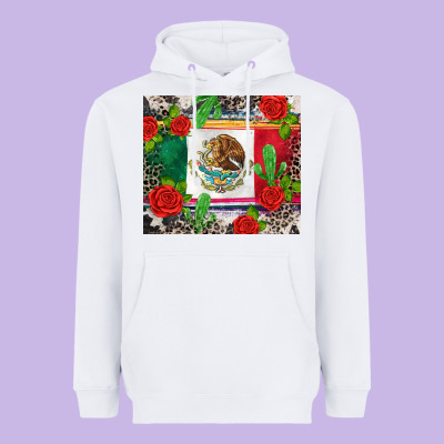 Mexican Flag Heavyweight Hoodie Designed By Cts Tumbler Store