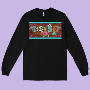 Western Nurse With Medical  Symbol Caduceus And Arrow License Plate Te Long Sleeve Tee Designed By Barkaloodesign
