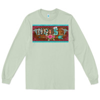 Matcha western nurse with medical  symbol caduceus and arrow license plate te Long Sleeve Tee - BarkalooDesign