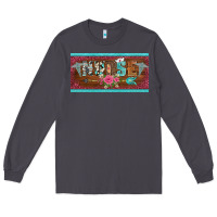 Smoke western nurse with medical  symbol caduceus and arrow license plate te Long Sleeve Tee - BarkalooDesign