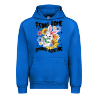 Cobalt doing some spring reading Urban Hoodie - MaliasSmallBusiness