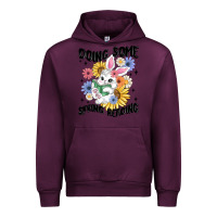 Mauve Wine doing some spring reading Urban Hoodie - MaliasSmallBusiness