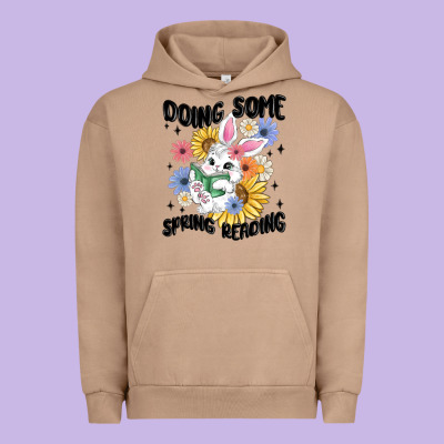 Doing Some Spring Reading Urban Hoodie Designed By Maliassmallbusiness