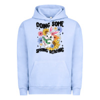 Pigment Grape Ice doing some spring reading Urban Hoodie - MaliasSmallBusiness