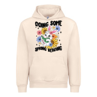 Sandshell doing some spring reading Urban Hoodie - MaliasSmallBusiness