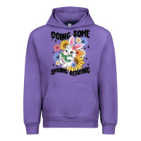 Tulip doing some spring reading Urban Hoodie - MaliasSmallBusiness