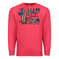 Cardinal wild and free Premium Sweatshirt - CowhideDigitalArt