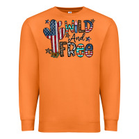 Carrot wild and free Premium Sweatshirt - CowhideDigitalArt