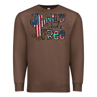Chestnut wild and free Premium Sweatshirt - CowhideDigitalArt