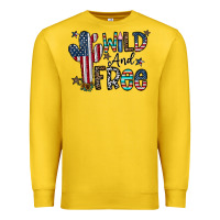 Lemon wild and free Premium Sweatshirt - CowhideDigitalArt