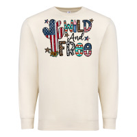 Sandshell wild and free Premium Sweatshirt - CowhideDigitalArt