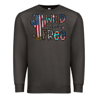 Smoke wild and free Premium Sweatshirt - CowhideDigitalArt