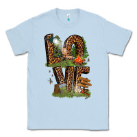 Dusty Blue love camping Classic Tee - texasbilliewilder