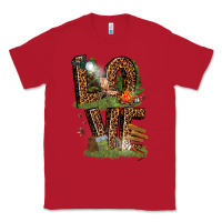 Red love camping Classic Tee - texasbilliewilder