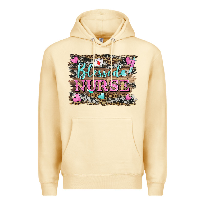 Blessed Nurse Premium Hoodie by BarkalooDesign | Teevron