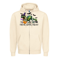 Sandshell T-Rex Trick Rawr Treat Zipper Hoodie - RanaPortraitStore