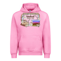 Fuchsia Pink cozy bookish weekend ticket Urban Hoodie - MaliasSmallBusiness