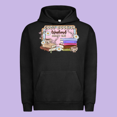 Cozy Bookish Weekend Ticket Urban Hoodie Designed By Maliassmallbusiness