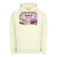 Pigment Pistachio cozy bookish weekend ticket Urban Hoodie - MaliasSmallBusiness