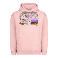 Pigment Salmon cozy bookish weekend ticket Urban Hoodie - MaliasSmallBusiness