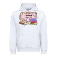 White cozy bookish weekend ticket Urban Hoodie - MaliasSmallBusiness