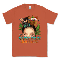 Copper messy bun camp hair dont care Classic Tee - texasbilliewilder