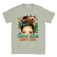 Matcha messy bun camp hair dont care Classic Tee - texasbilliewilder