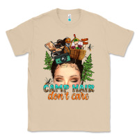 Mushroom messy bun camp hair dont care Classic Tee - texasbilliewilder