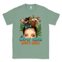 Sage messy bun camp hair dont care Classic Tee - texasbilliewilder