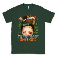 Sports Green messy bun camp hair dont care Classic Tee - texasbilliewilder