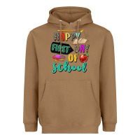 Toasted Coconut happy first day of school Heavyweight Hoodie - Zillion Design Studio