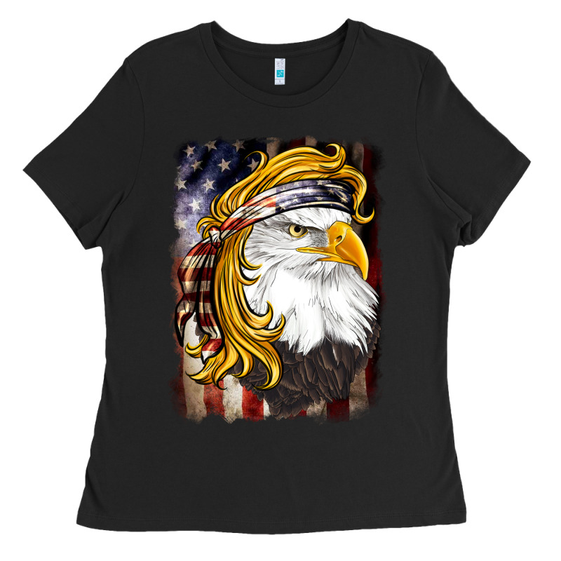 American Mullet   Eagle Ladies Tee by BarkalooDesign | Teevron