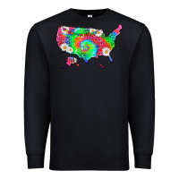 Black lgbtq america map Premium Sweatshirt - HRA Design Shop