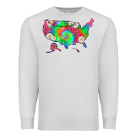 Dove Grey lgbtq america map Premium Sweatshirt - HRA Design Shop