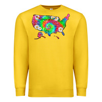 Lemon lgbtq america map Premium Sweatshirt - HRA Design Shop