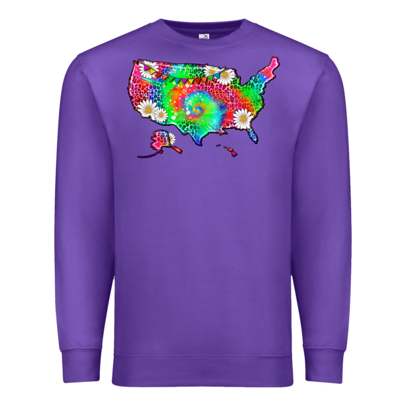 Lgbtq America Map Premium Sweatshirt by HRA Design Shop | Teevron