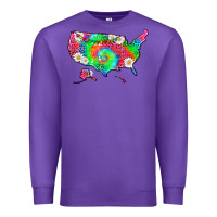 Purple lgbtq america map Premium Sweatshirt - HRA Design Shop