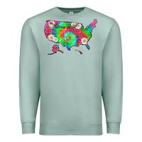 Seafoam lgbtq america map Premium Sweatshirt - HRA Design Shop